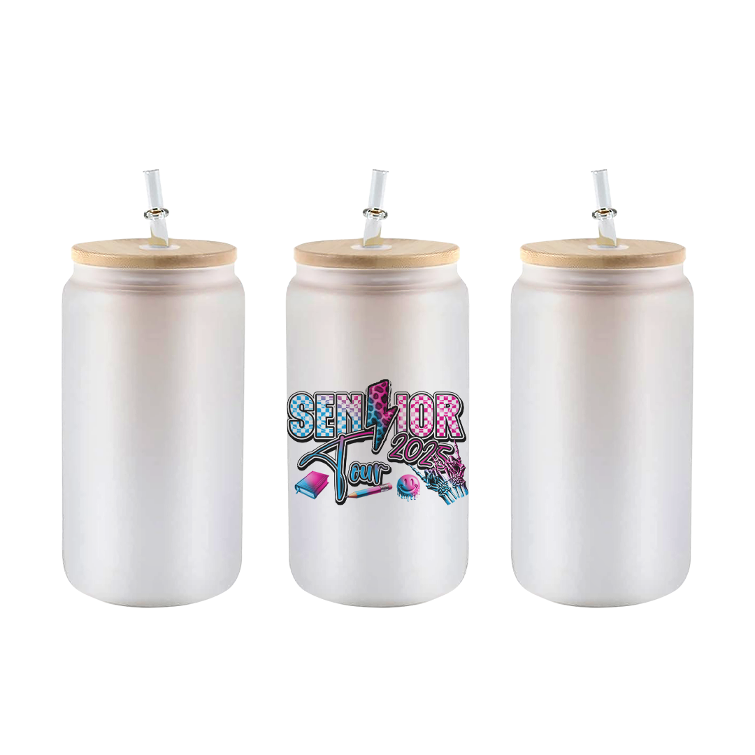 Senior 2025 Tour Frosted Drinking Glass