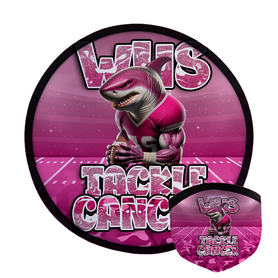 PinkOut Tackle Cancer Custom Circle Fan