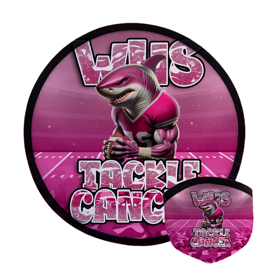 PinkOut Tackle Cancer Custom Circle Fan