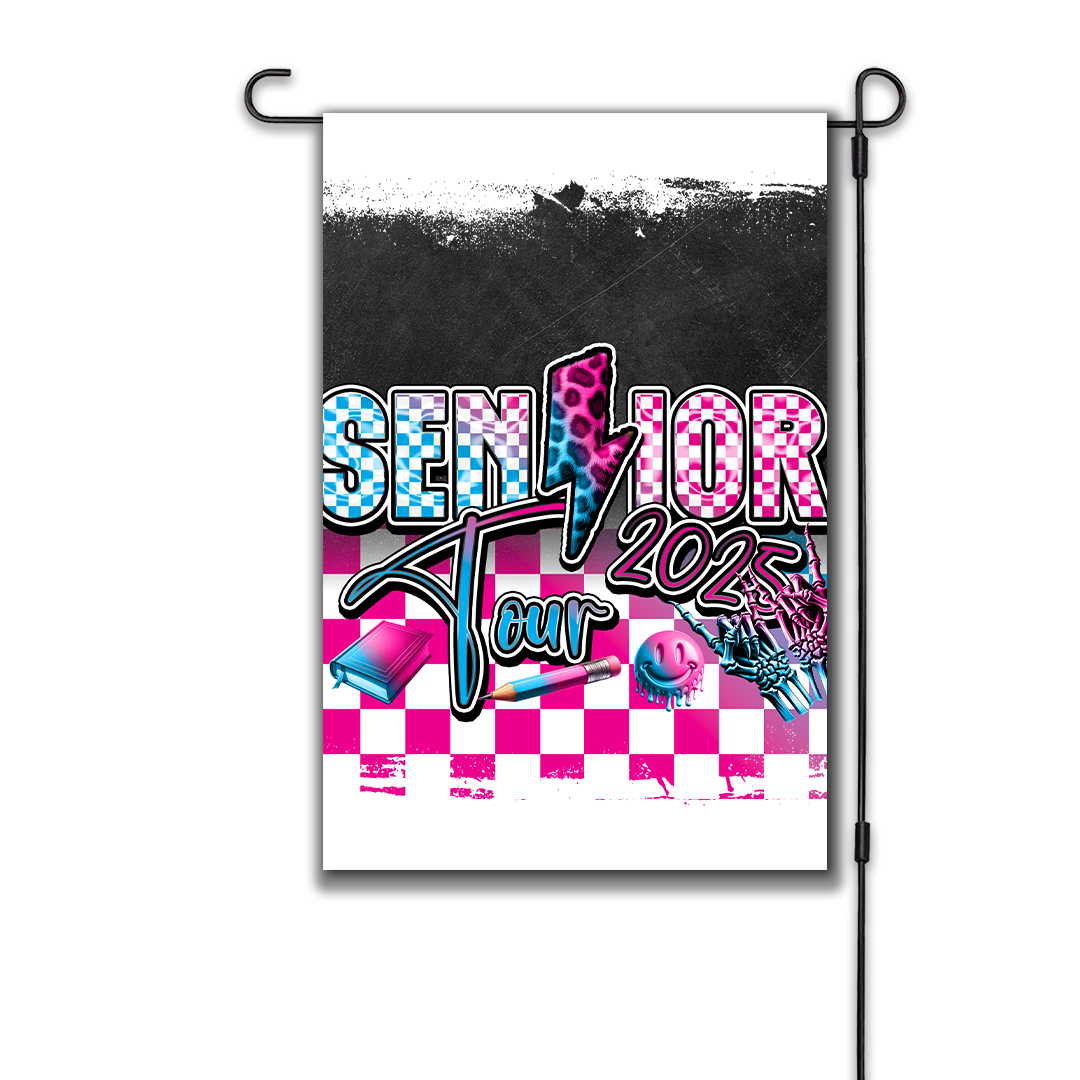 Senior 2025 Tour Custom Garden Flag