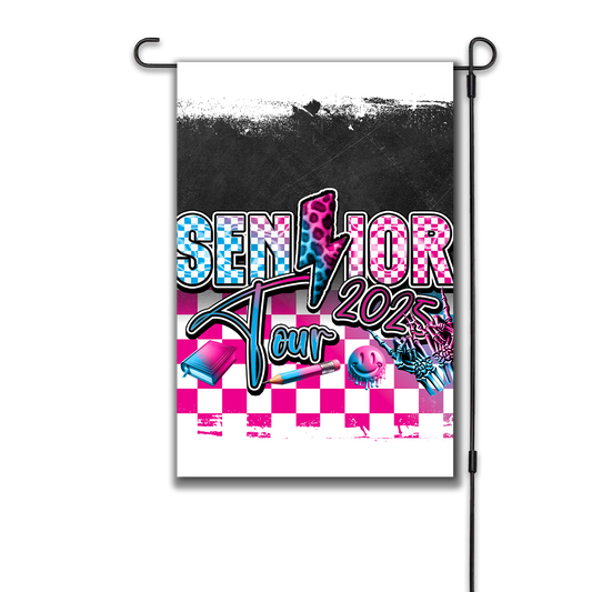 Senior 2025 Tour Custom Garden Flag